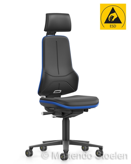 Werkplaatsstoel Bimos ESD Neon XXL