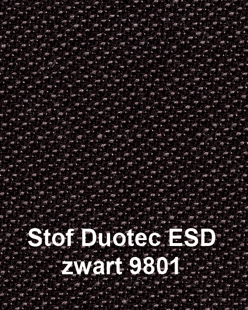 Bimos Neon Kussenset Stof Duotec ESD Zwart