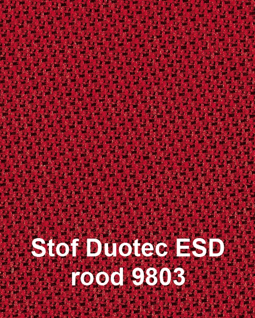 Bimos Sintec Kussenset Textiel Duotec ESD rood