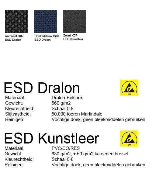 ESD Werkstoel Score Ergo 2300 ESD