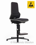 Werkplaatsstoel Bimos ESD Neon 3 met synchroontechniek