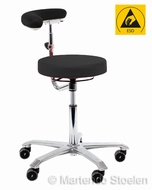 Score Werkstoel Medical 6260 met draaibare rug/armsteun ESD