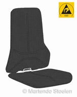 Bimos Neon Kussenset Supertec ESD Zwart