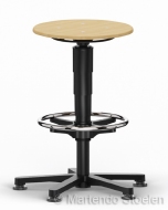 Bimos Allround Kruk 3 beuken met glijders en voetenring