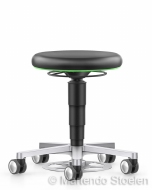 Bimos Lab Kruk 4 met voetbediening en wielen
