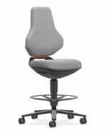 Werkplaatsstoel Bimos Texon 4 met zit-stop-wielen