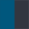 Stamskin Bicolor K189/K85 Capri blauw-Antraciet (+ € 80.00)